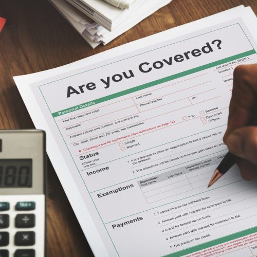 Are You Covered Healthcare Insurance Protection Concept